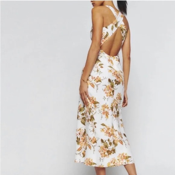 NWT Reformation Casette Linen Dress - Picture 2 of 6